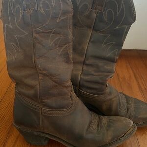 Durango Brown Heeled Boots